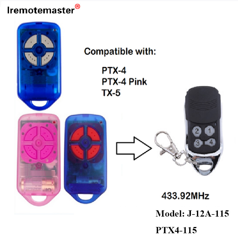 Для PTX4 433,92 МГц Gate Garage Door Remote Control Rolling Code