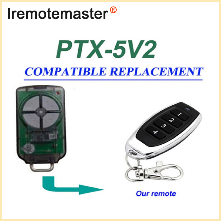 Для PTX5V2 PTX-5 Дистанционная замена двери гаража 433,92 МГц